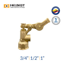 Válvula flotadora en Latón Helbert