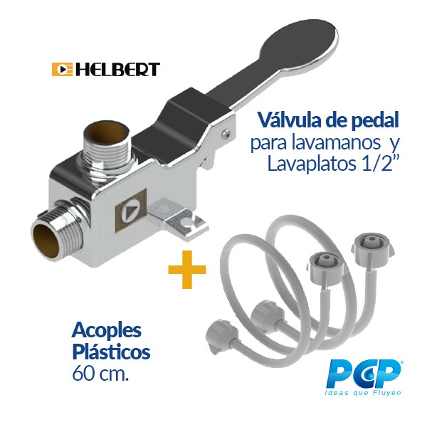 Kit Válvula de Pedal Acoples Plásticos