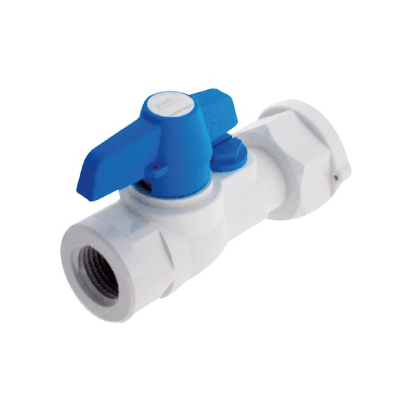 Registro de Control 1/2” Inserto DZR con Salida Auxiliar Nylon