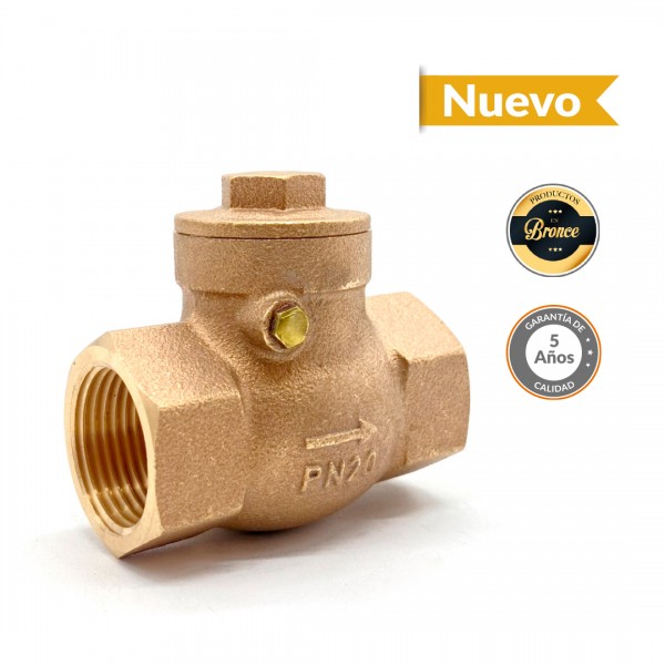 Cheque Cortina en Bronce Helbert - Sello caucho