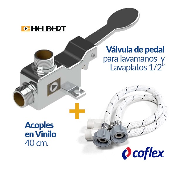 Kit Válvula de Pedal Acoples en Vinilo